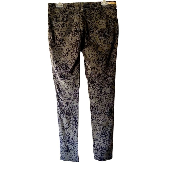 Pilcro Letterpress Ted Corduroy Olive Green Serif Black Mid Rise Pants SZ 28 - Picture 3 of 14